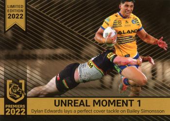 2022 NRL Player In Focus #PC03 Dylan Edwards/Bailey Simonsson Front